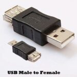 Accessories - USB Male to Female Adapter Converter