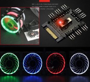 SATA zu 8 x 3Pin Ventilator NABE - Image 7