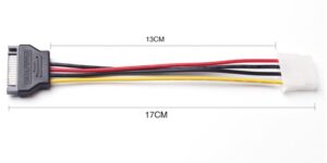 SATA 15 Pin IDE 4 Pin Female Power Cabl - Image 2