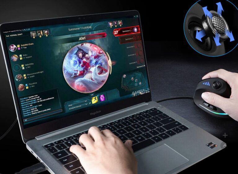 Accessories - Vertikale Gaming-Maus kabelgebunden RGB