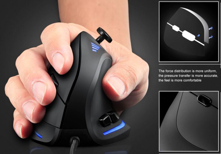 Accessories - Vertikale Gaming-Maus kabelgebunden RGB