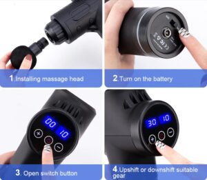 Massagepistole S3 30 Gang Faszienpistole - Image 4