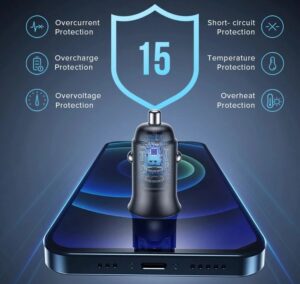 Autoladegerät 5A Dual USB Schnellladung - Image 6