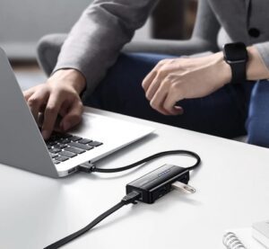 USB Ethernet USB 3.0 auf RJ45 HUB - Image 3