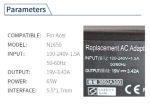 Acer Aspire Ladegerät 19V 3.42A - Image 4