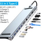 Kabel & Adapter - Typ C Dock USB C Hub 3.0 Splitter