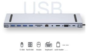 Typ C Dock USB C Hub 3.0 Splitter - Image 3