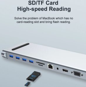 Typ C Dock USB C Hub 3.0 Splitter - Image 5