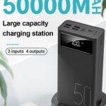 Batterie - Power Bank 50000mAh Ladegerät LED-Licht