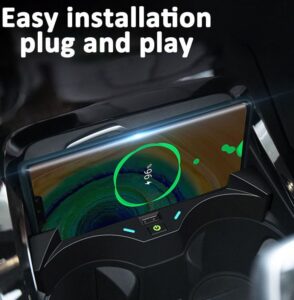 BMW X1 X2 F39 F48 F49 2016-2021 Handy-Schnellladehalterung - Image 9