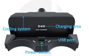 BMW X1 X2 F39 F48 F49 2016-2021 Handy-Schnellladehalterung - Image 10