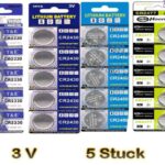 Batterie CR927,1025,1130,1216,1220,1225,1616,1620,1625,1632,