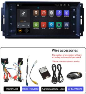 Jeep Wrangler Compass Chrysler Android Radio 7 Zoll DAB,4G - Image 8