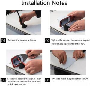 Auto Shark Fin Antenne Auto Radio Signal - Image 9