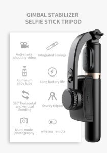 Stabilisator Bluetooth mit Stativ-Selfie-Stick - Image 4