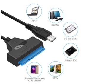 USB 3.1 Typ C auf 2,5 ' HDD SSD