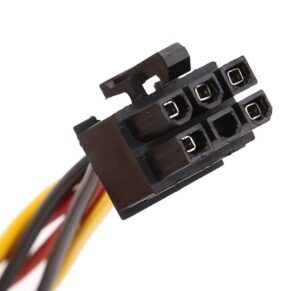 6-Pin PCIe zu 2 x Molex Power Kabel - Image 3