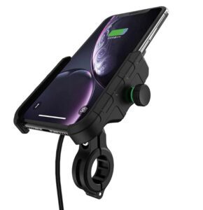 Motorrad-Telefonhalterung – Schnelles kabelloses Laden - Image 3