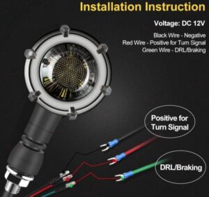 Motorrad Universal Signal Licht DRLLicht - Image 4