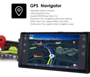 Jeep Wrangler Compass Chrysler Android Radio 7 Zoll DAB,4G - Image 2