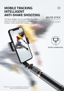 Stabilisator Bluetooth mit Stativ-Selfie-Stick - Image 5