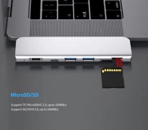 Apple Pro/Air 2018/19 USB 3.1 Typ-C-Hub - Image 5
