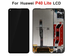 Huawei P40 Lite LCD Schwarz.mit Rahmen - Image 4