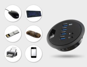 Desk 4-Port USB 3.0 HUB-Adapter - Image 6