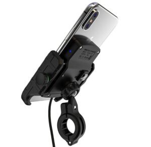 Motorrad-Telefonhalterung – Schnelles kabelloses Laden - Image 4