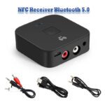 Bluetooth 5.1NFC-Empfänger Auto NFC Stereo AUX 3,5 mm Klinke RCA