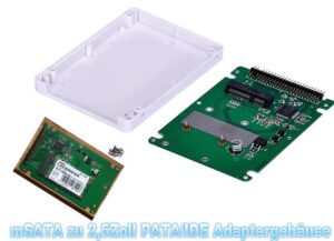 mSATA zu 2,5Zoll PATA/IDE Adaptergehäuse
