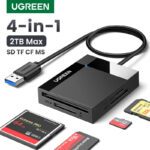 Kartenleser 4-in-1 USB3.0/USB-C SD Micro SD TF CF MS Compact Flash - Image 6