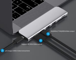 Apple Pro/Air 2018/19 USB 3.1 Typ-C-Hub - Image 7