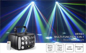 DJ Lights Stage Party 4 in 1 RGBW - Image 4