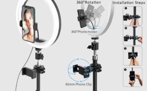 Selfie-Ringlicht mit Stativ - Image 4