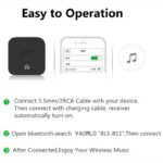 Bluetooth 5.1NFC-Empfänger Auto NFC Stereo AUX 3,5 mm Klinke RCA - Image 6