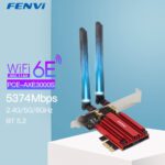 Wi-Fi 6E A5G/6 GHz Wireless PCI-E Adapter Bluetooth 5.2 - Image 6
