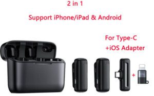 Mikrofon Mic Tragbare Audio-Video-Aufnahme für iPhone Android