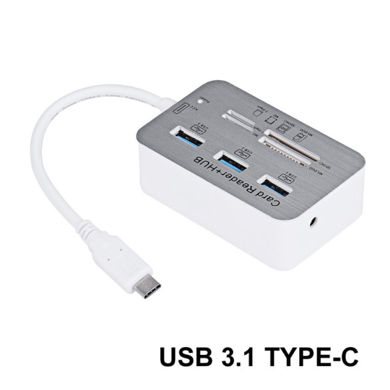 USB - USB 3.0 HUB 7in1 3 Ports SD TF MS,M2 MMC Speicherkartenleser
