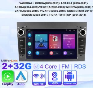 Opel Android 12 Autoradio CarPlay Universal