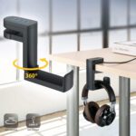 An USB-Anschlüssen montierter PC-Gaming-Headset-Ständerhalter - Image 5