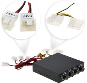 3,5 "PC CPU HDD 4 Kanal Lüftersteuerung - Image 4