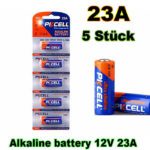Batterie - 23A 5X 12V Batterie-Alkalibatterien