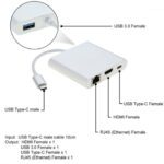 Computer - 3.1 Typ-C auf USB 3.0 Typ-A HDMI Hub mit