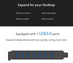 USB3.0 7 Anschlüsse Super Speed 5Gbps - Image 5
