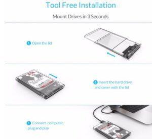 HDD Gehäuse USB3.0 zu Sata 3.0 UASP - Image 4