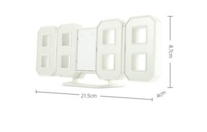 Uhr Digital 3D Glowing Night Mode Helligkeit einstellbar - Image 11