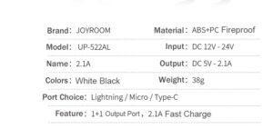 5V / 2.1A Schnellladung Typ-C - Image 5