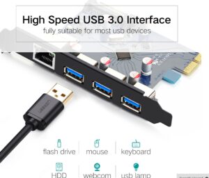 PCI-E PCI E-Karte USB 3.0 HUB Ethernet - Image 3