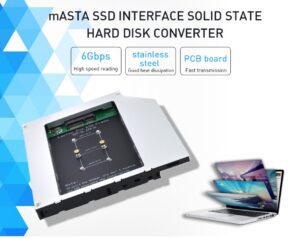 Optibay 2ND HDD Caddy 12,7 mm SATA 3 Fes - Image 2